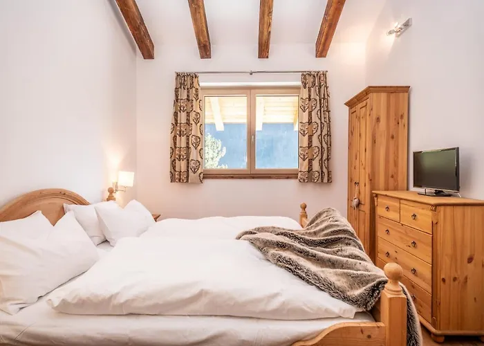 דירה Chalet-appartement Mit Penthouse Flair באד הופגסטין